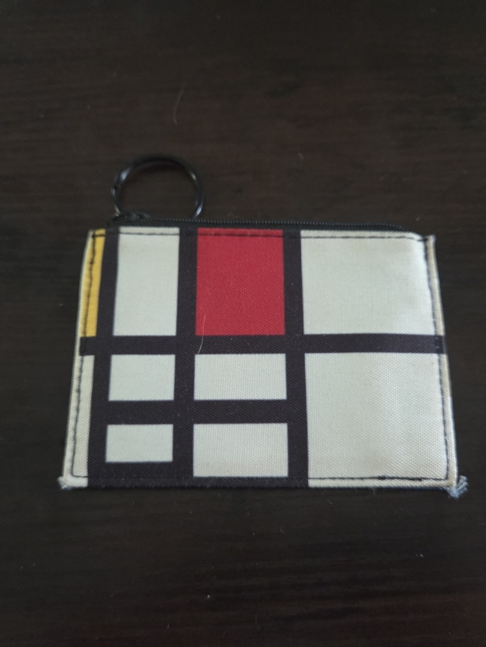 Wallet/Coinpurse With Piet Mondrian Design